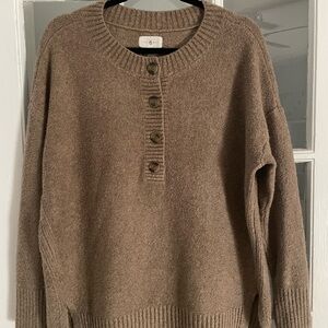 Lou & Grey Brown Sweater Cardigan